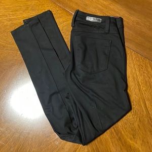 Wrangler Polyester Skinny Black Pant / Jean 26 x 33